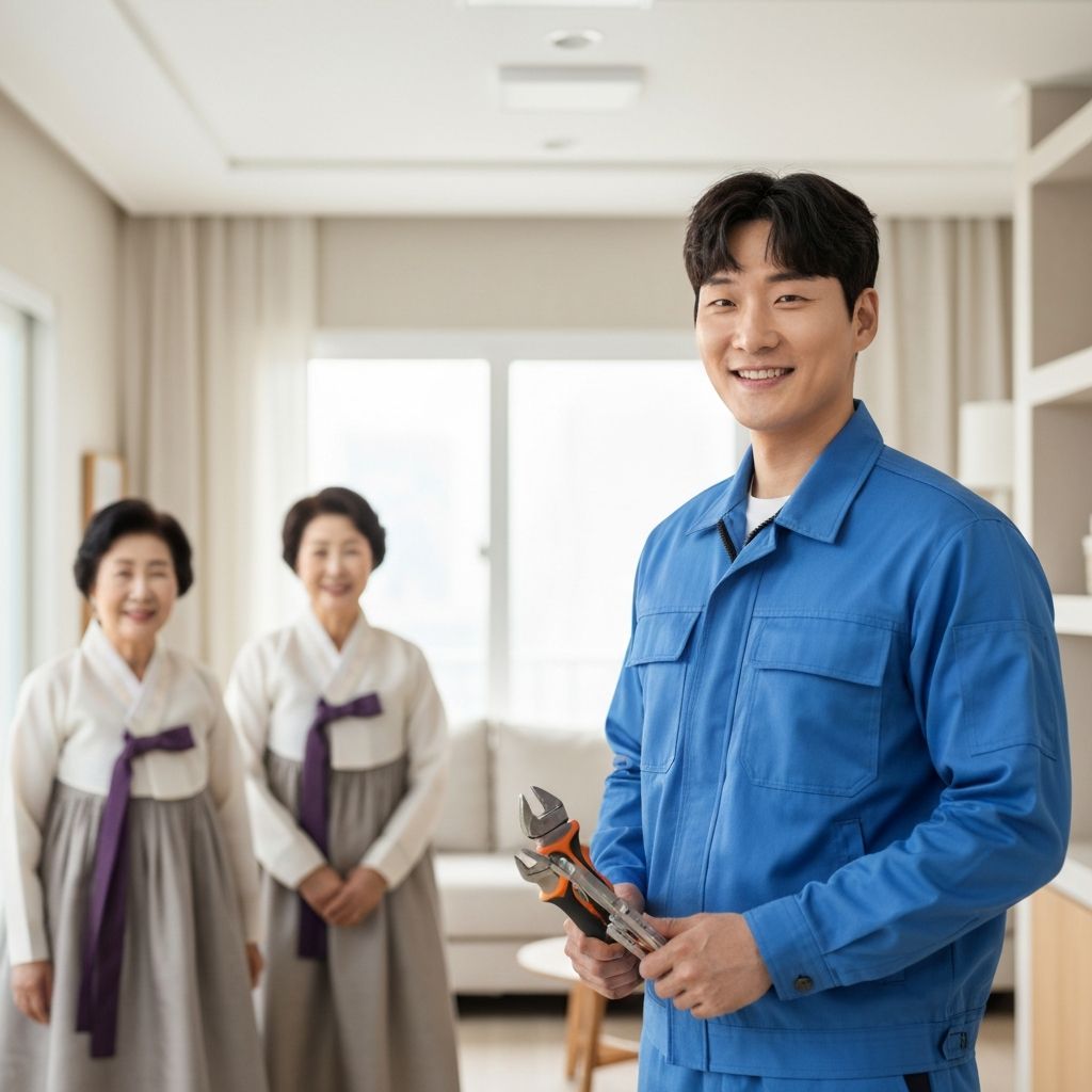 작업 완료 후 고객 만족